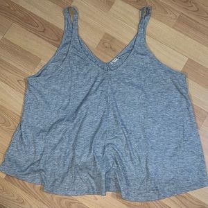Flowy Free People Grey Tank Top